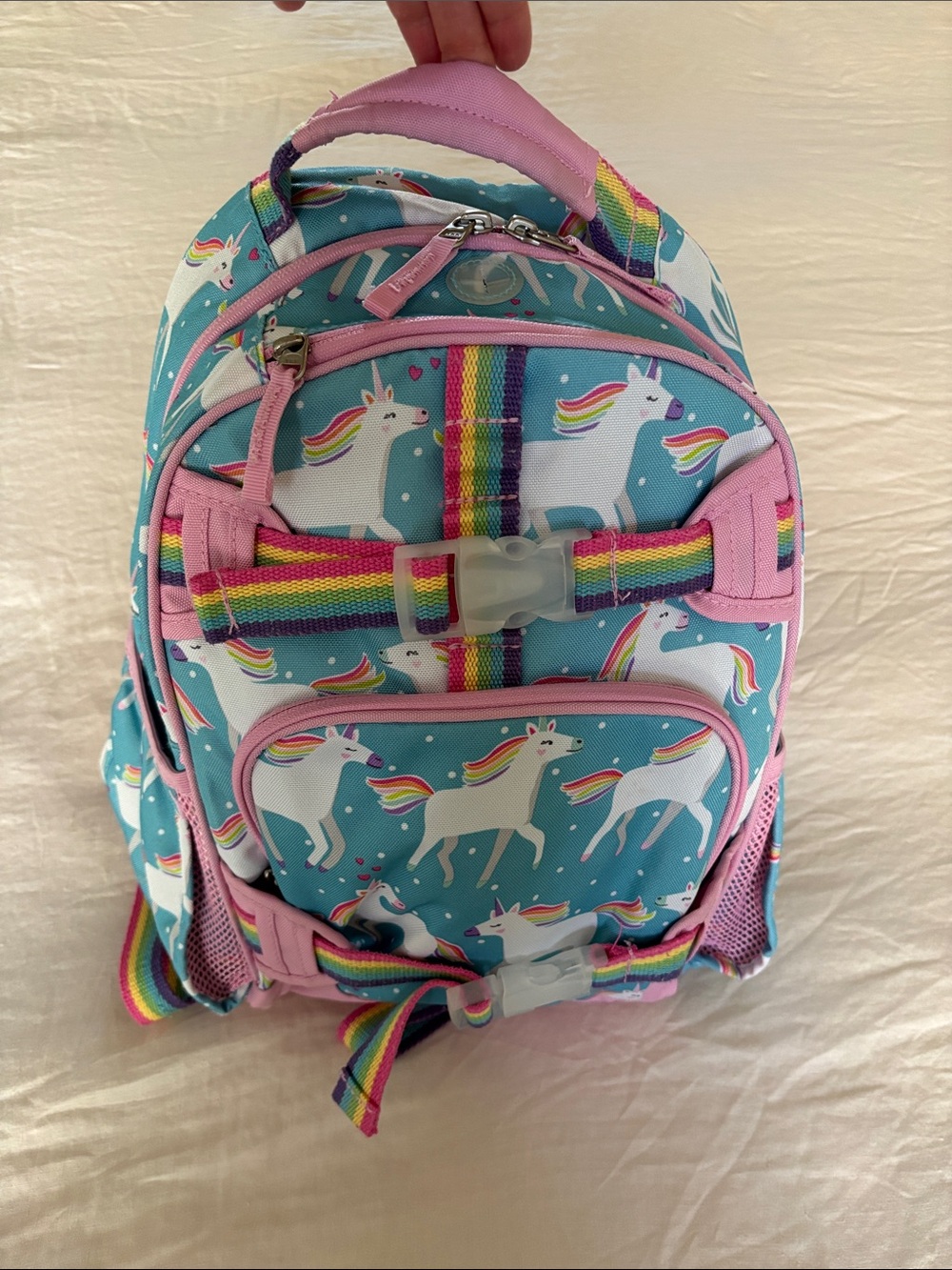 Pottery Barn Kids Backpack - unicorns